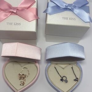 The kiss japan brand Couple bracelet Disney Silver Mickey Mouse bracelet silver